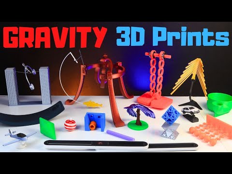 Cool 3D Prints That Use GRAVITY & PHYSICS
