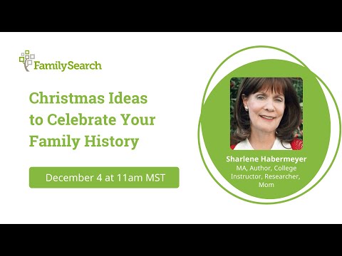 Christmas Ideas to Celebrate Your Family History