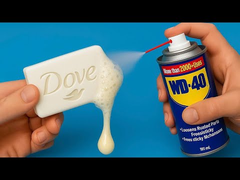 Why Didn’t I Know This! Spray WD-40 on Bar Soap to Fix All Broken Plastic at Home!