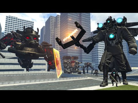 NEW UPGRADED DETAINER TITAN CAMERAMAN VS ASTRO JUGGERNAUT SKIBIDI TOILET AND OTHERS In Garry's Mod!