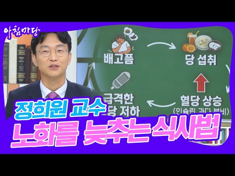 [대한민국💫명강의] ✨저속노화✨정희원 교수 ※이 영상 링크를 부모님께 보내 드리세요 | KBS 20240926 방송