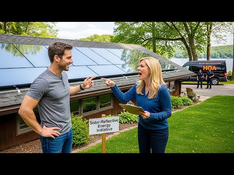 Karen Complained My House Cast a Shadow on Her Lawn, So I put Giant Mirrors on My Roof