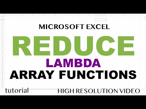 Excel REDUCE Function - LAMBDA Array Formulas in Excel & Google Sheets