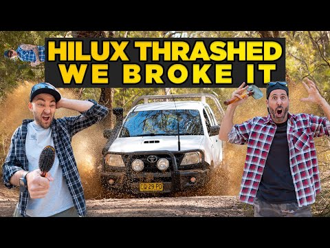 WE BROKE IT! Thrashing our Hilux | Off Road ADVENTURE | Worlds Best 4X4 Channel