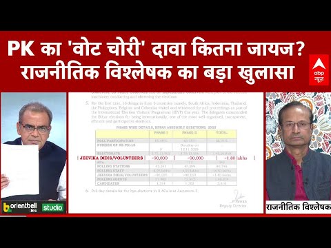 Sandeep Chaudhary: PK का 'वोट चोरी' दावा कितना जायज? राजनीतिक विश्लेषक का बड़ा खुलासा | Bihar