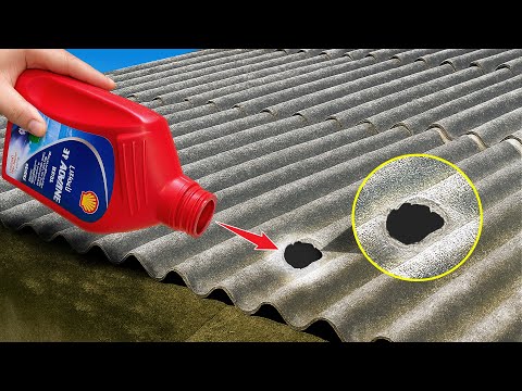 Engine Oil Fix a Leaking Roof Fast? Secret Of A 60-Year-Old Builder Revealed