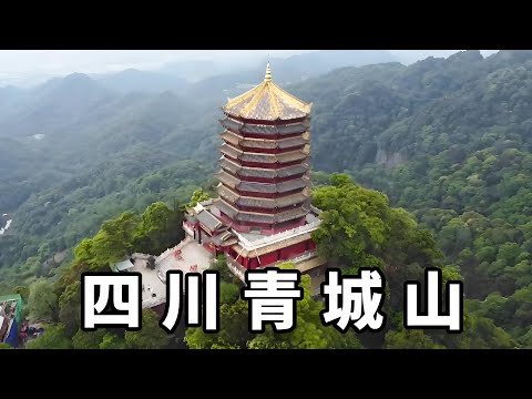 带大家游览四川青城山，国家5A级景区，山顶的景色真的美极了【大海去旅行】
