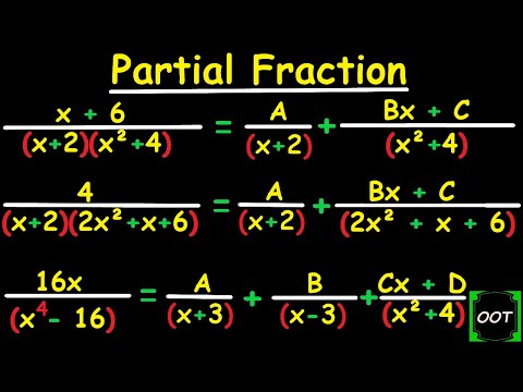 Partial Fraction Decomposition with Quadratic Factor