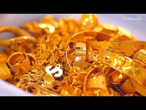 Process of Making Pure Gold Bars from Old Jewelries. Korea Gold Exchange