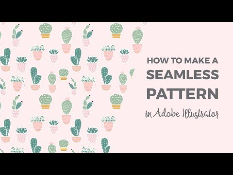 How to make a seamless pattern in Adobe Illustrator