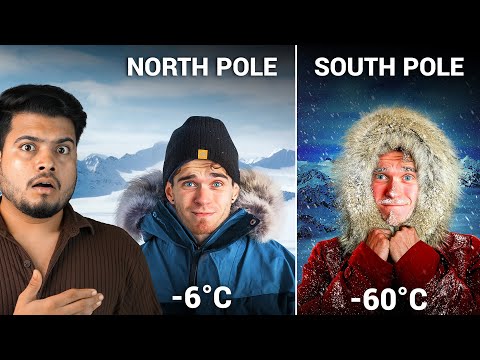 Why Antarctica is the COLDEST Place on Earth? | North Pole Vs South Pole