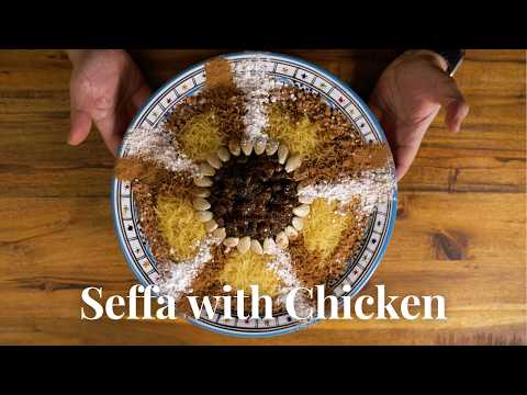 Simple Seffa With Chicken For Family Dinner