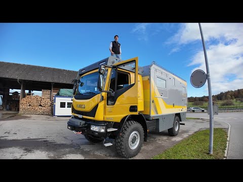 SCHÖNES VORFÜHR WOHNMOBIL GÜNSTIG ABZUGEBEN BIMOBIL Eurocargo 4x4 Camper extreme Geländegängigkeit