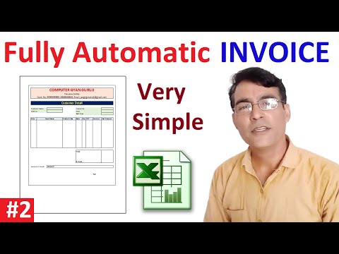 Fully Automatic Invoice in excel | How to create Invoice Bill in excel | Daily Billing Invoice
