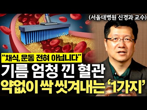 "모두 잘못 알고 있습니다" 약없이 끈적한 혈관기름 싹 사라지는 아주 간단한 방법 (이승훈 교수 1부)