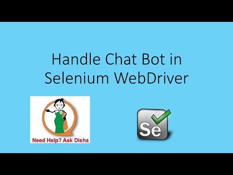 How To Handle Chat Bot in Selenium WebDriver using Java