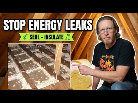 We Fixed This Attic: Air Seals + Insulation Wins