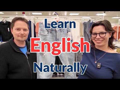 Learn English the EASY way, Comprehensible Input, LEARN ENGLISH NATURALLY While Shopping for Clothes