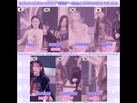 IZNA - izna | IZNA PROFILES | MAI, JEEMIN, JIYOON, KOKO, SARANG, JUNGEUN, SAEBI