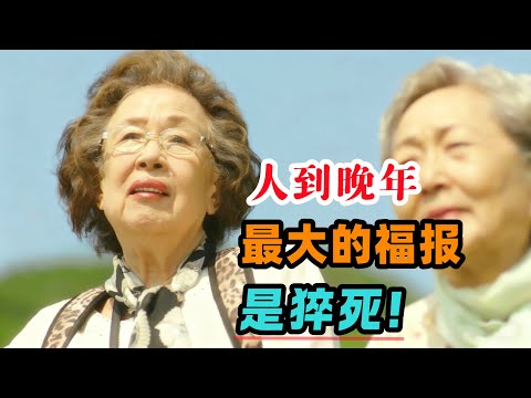 韩国催泪电影，人到老了都难，最大的福报是猝死！一口气看完《郊游》#大鱼解说#罗文姬