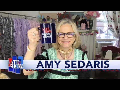 Amy Sedaris Breaks Out The Craft Bin And Catches Up With Stephen Colbert