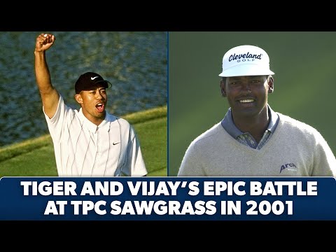 Tiger Woods vs. Vijay Singh | THE PLAYERS | Full Back 9 Broadcast
