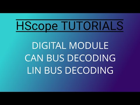 TUTORIAL#6 | CAN + LIN BUS DECODING
