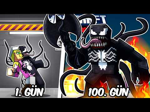 Hardcore Minecraft'ta VENOM Olarak 100 Gün Geçirmemin Hikayesi...