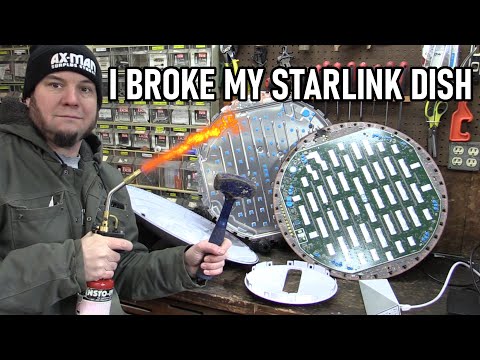 Tearing Down A Broken Starlink Dishy