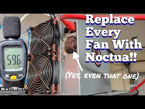 Silence your Iceriver KS1 Kaspa ASIC for $70!! (Replace all fans with Noctua.. Yes even the PSU!!)