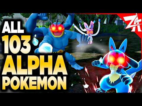 All 103 Fixed Alpha Pokemon in Legends Z-A