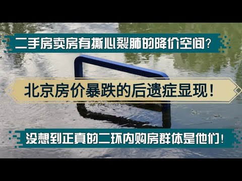 北京房价暴跌后遗症显现！二手房卖房有撕心裂肺的降价空间？没想到真正的二环内购房群体是他们！消费降级|社会困境|解救房市|房价俯冲|为人民服务|公务员|就业困境|房地产困局|卖房|买房|真实房价
