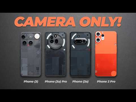 Nothing Phone (3) vs (3a) Pro vs (3a) vs CMF Phone 2 Pro: Ultimate Camera Test!