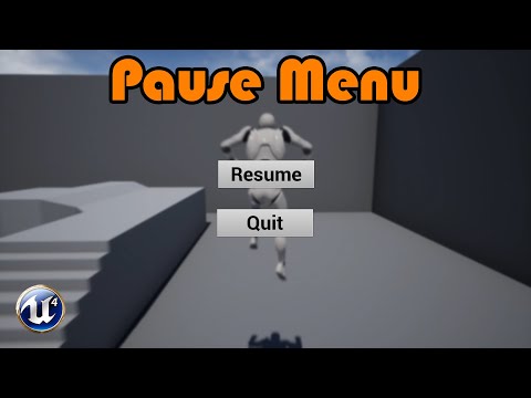 How To Create A Pause Menu - Unreal Engine 4 Tutorial