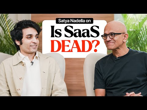 Satya Nadella on the Future of SaaS, How 2025 is the year of Agents, Advice for Indian Engineers