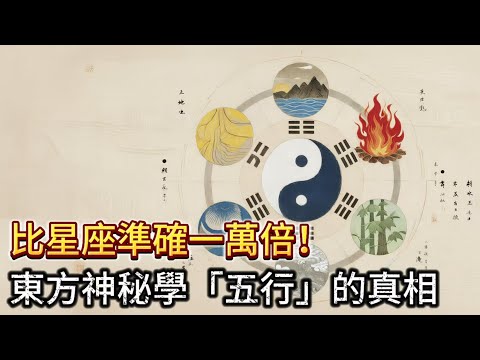 比星座準確一萬倍！東方神秘學「五行」的真相：看懂「生克制化」，就能掌握自己的身體與命運。