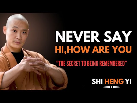 JUST SAY THESE 4 WORDS AND YOU'LL ATTRACT ANYONE | Shi Heng Yi