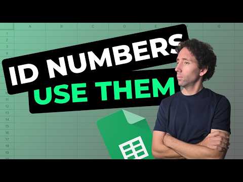 Budget With Google Sheets? ID Numbers Are a MUST