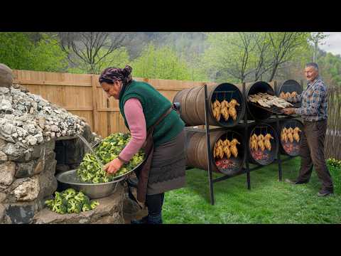 Unique Village Smoked Chicken Recipe Over Wood Fire