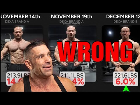 Mike Israetel Shows Jeff Nippard Is Wrong About Dexa Scans