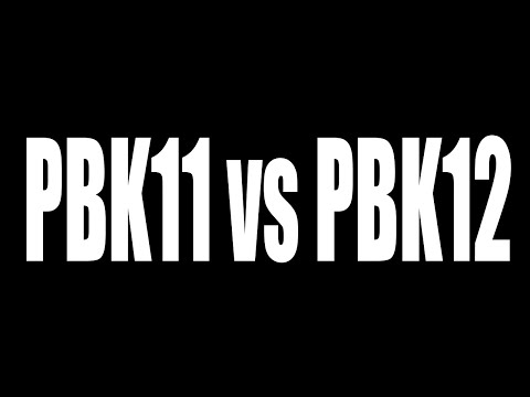 Pigment comparison PBK 11 vs PBK 12