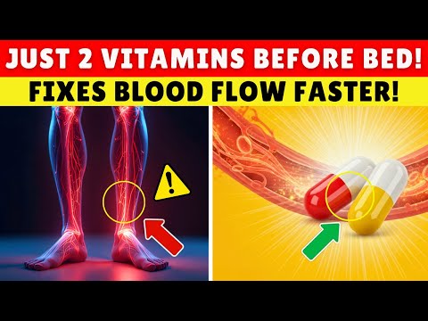Vitamins for Blood Flow: The ONLY 2 You Need After 60 (Doctor Approved).  | Senior Health Tips