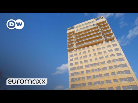 The World's Biggest Wooden Skyscraper Stands In Norway, Rising 85 Meters Into The Sky