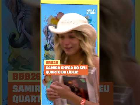Samira entra no QUARTO DO LÍDER pela primeira vez | BBB 26 | Multishow | #Shorts