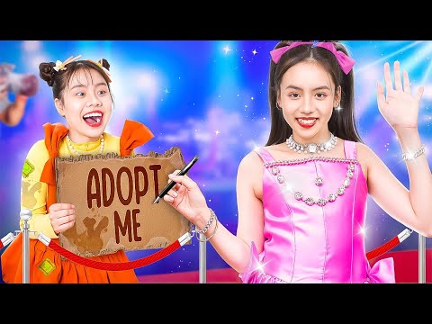 Une Fille Sans-abri A Été Adoptée Par Une Fille Populaire!