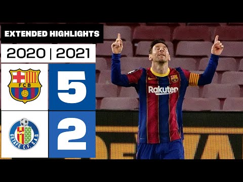 FC BARCELONA 5-2 GETAFE CF 2020/21 | RESUMEN ampliado