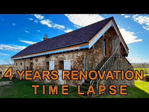 A couple rebuilds a 140-year-old roof, timelapse (2 years of work)