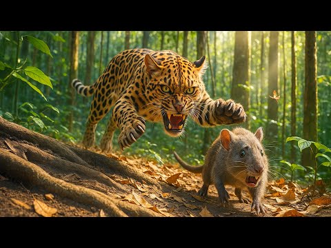 Wild Amazon Rainforest – Prey in Panic Before the Claws of Death