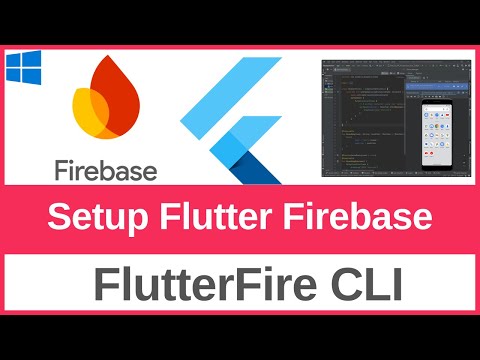 Setup Flutter Firebase using FlutterFire CLI on Windows 11| Flutter & Firebase Integration (2025)
