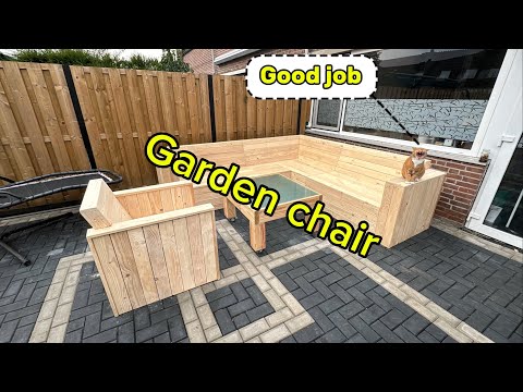 DIY How to make a wooden garden chair 👍